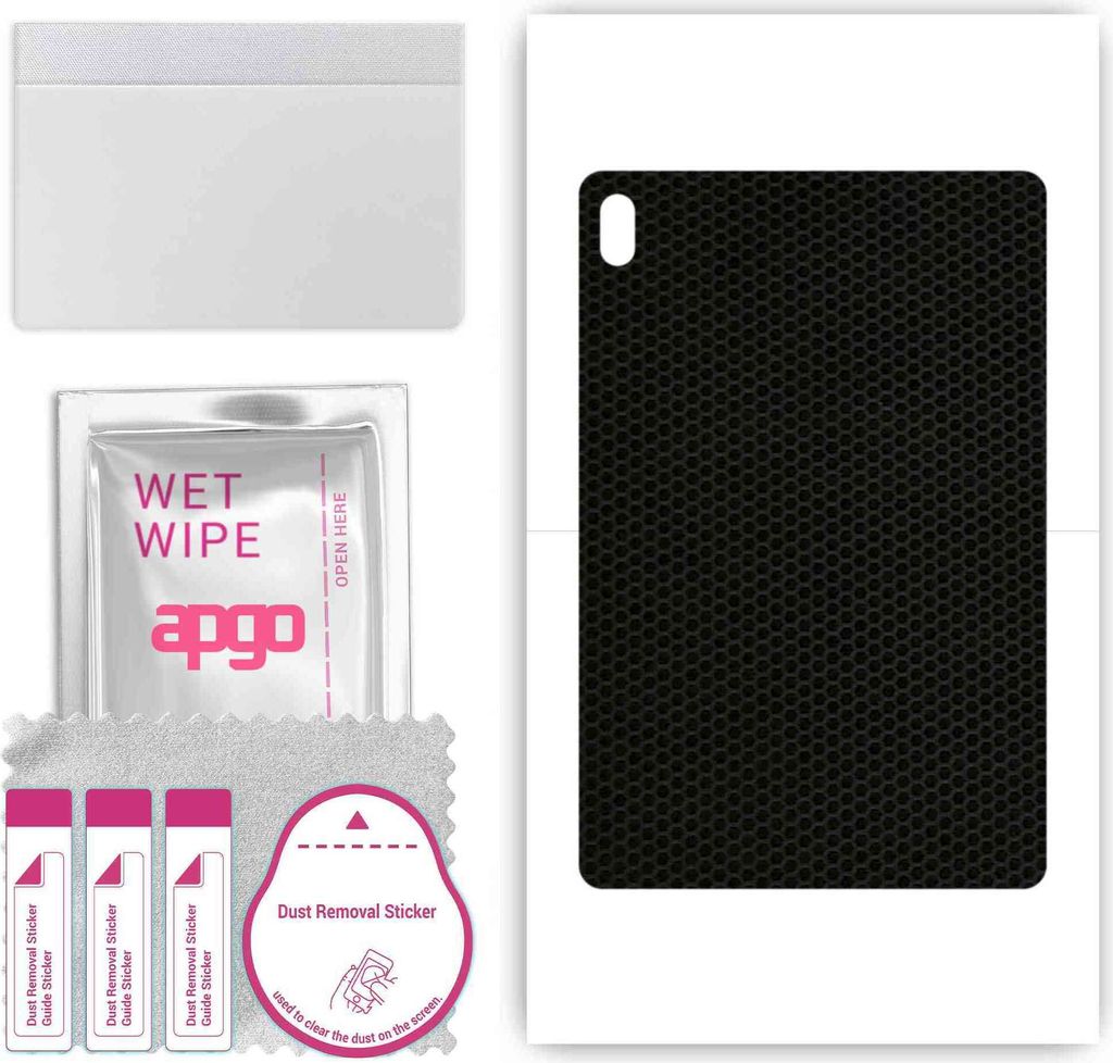 apgo Rückseite Schutzfolie, Skin, kompatibel mit Samsung Galaxy Tab S6 5G, Hinten Displayschutzfolie aus Vinylfolie, kratzfest, einfache Montage -...