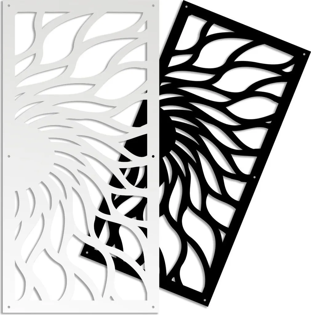 Divisorio HOT SUN Bianco 50x150cm - Pannello Decorativo in PVC