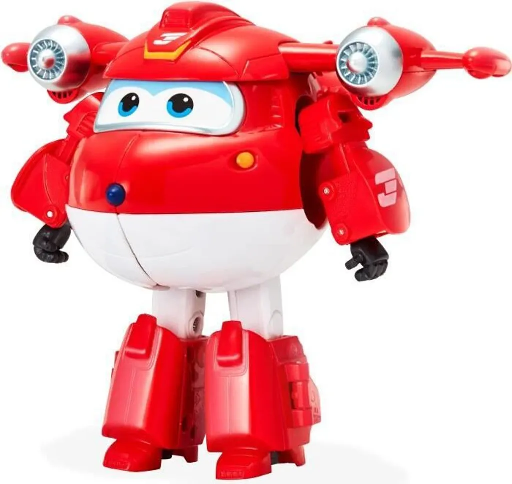 Figurine Jett Super Wings Connectée et Transformable 12 cm EU740283