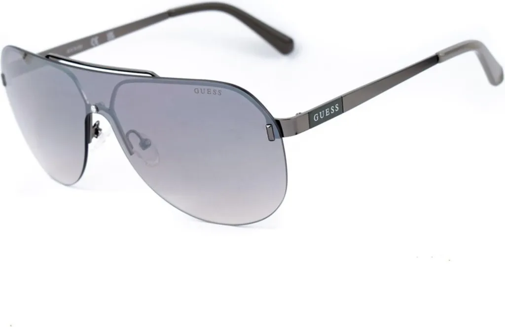 Lunettes de soleil Guess GF5053 08F pour femme monture noire et dorée