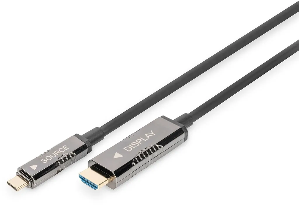 Cavo Digitus 15m USB-C HDMI 4K - Standard Professionale per Uffici - 2