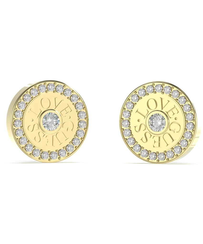 Guess JUBE04081JWYG Orecchini da donna con perno Love color oro - 1