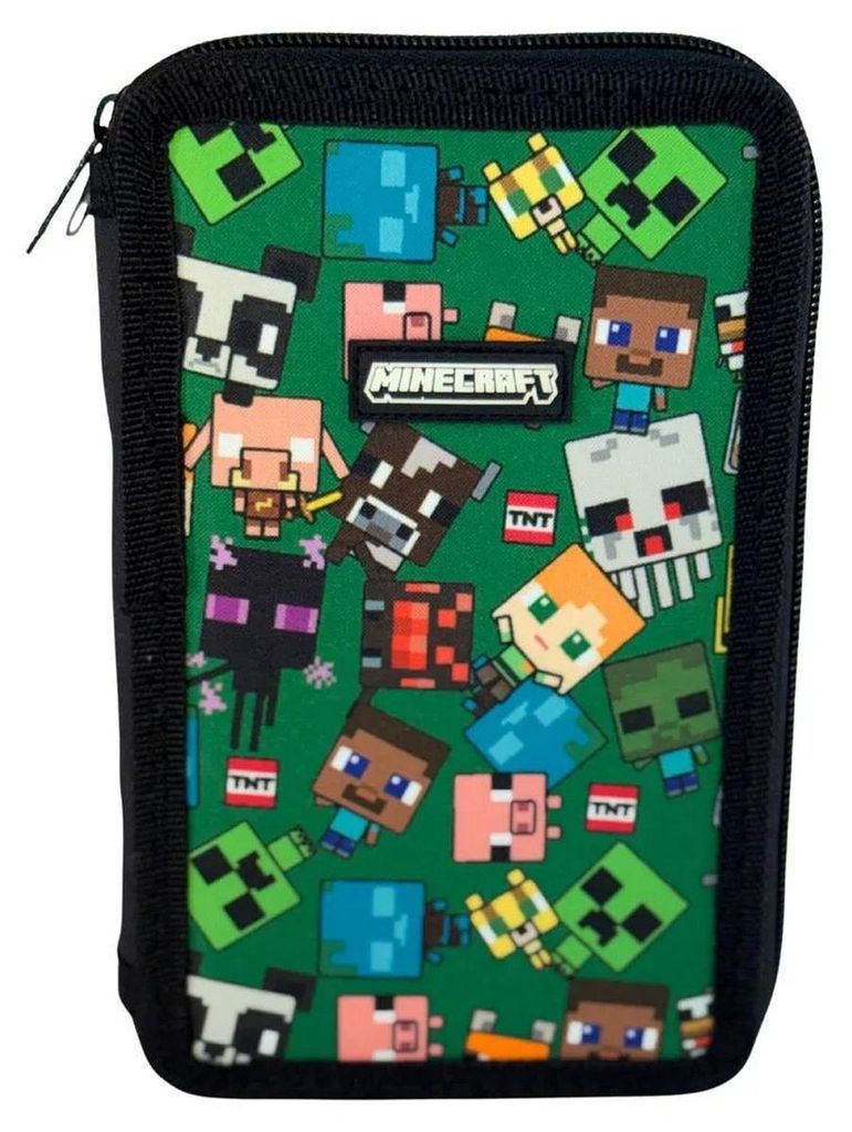 Postavičky z Minecraftu – třípatrové plněné pouzdro na Obrázek produktu 