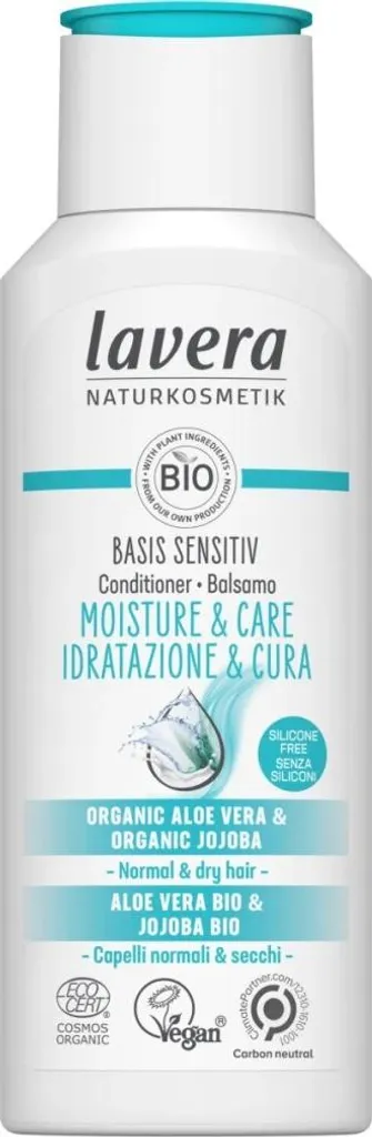 Réparer les cheveux ternes : après-shampooing lavera Hydratation 200 ml
