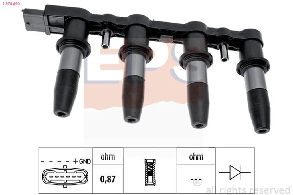 Finis les ratés moteur : Bobine d'allumage EPS pour Opel Zafira et Corsa