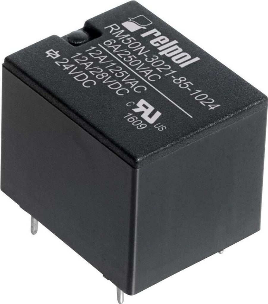 Miniaturrelais RM50N-3021-85-1012 elektromagnetisch für gedruckte Schaltung (Zuckerwürfelrelais), Höhe 15,3mm