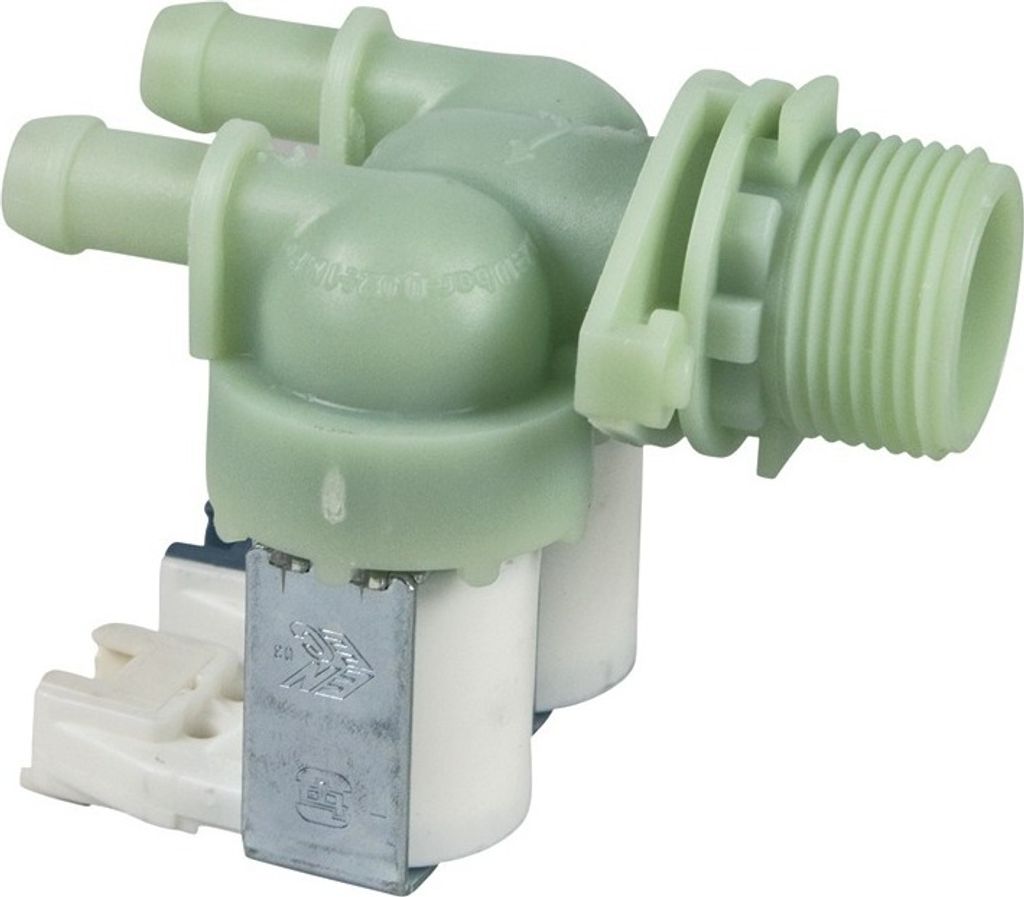 Candy Hoover 41018989 Magnetventil Einlauf Ventil 2-fach 180° 10,5mmØ Waschmaschine auch Baumatic Brandt DeDietrich Franke Iberna Nordmende Otsei...
