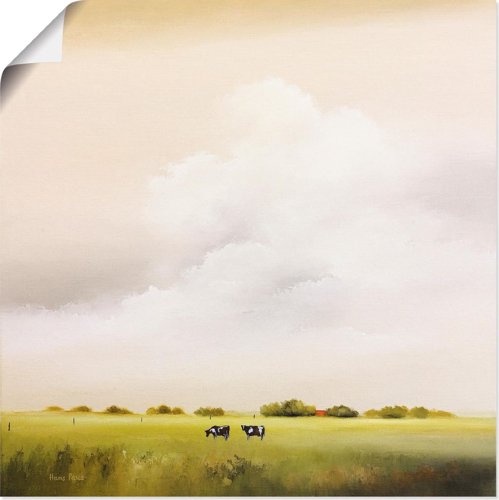ARTland Poster Kühe I Größe: 40x40 cm