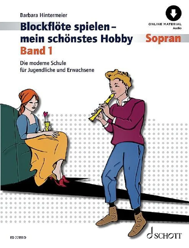 Méthode flûte à bec soprano progressive Blockflöte spielen Vol. 1