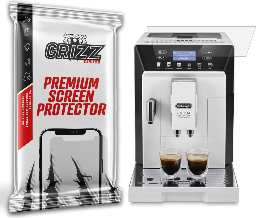 Matte Folie GrizzGlass PaperScreen für DeLonghi Eletta Cappuccino Evo Ecam 46.86X