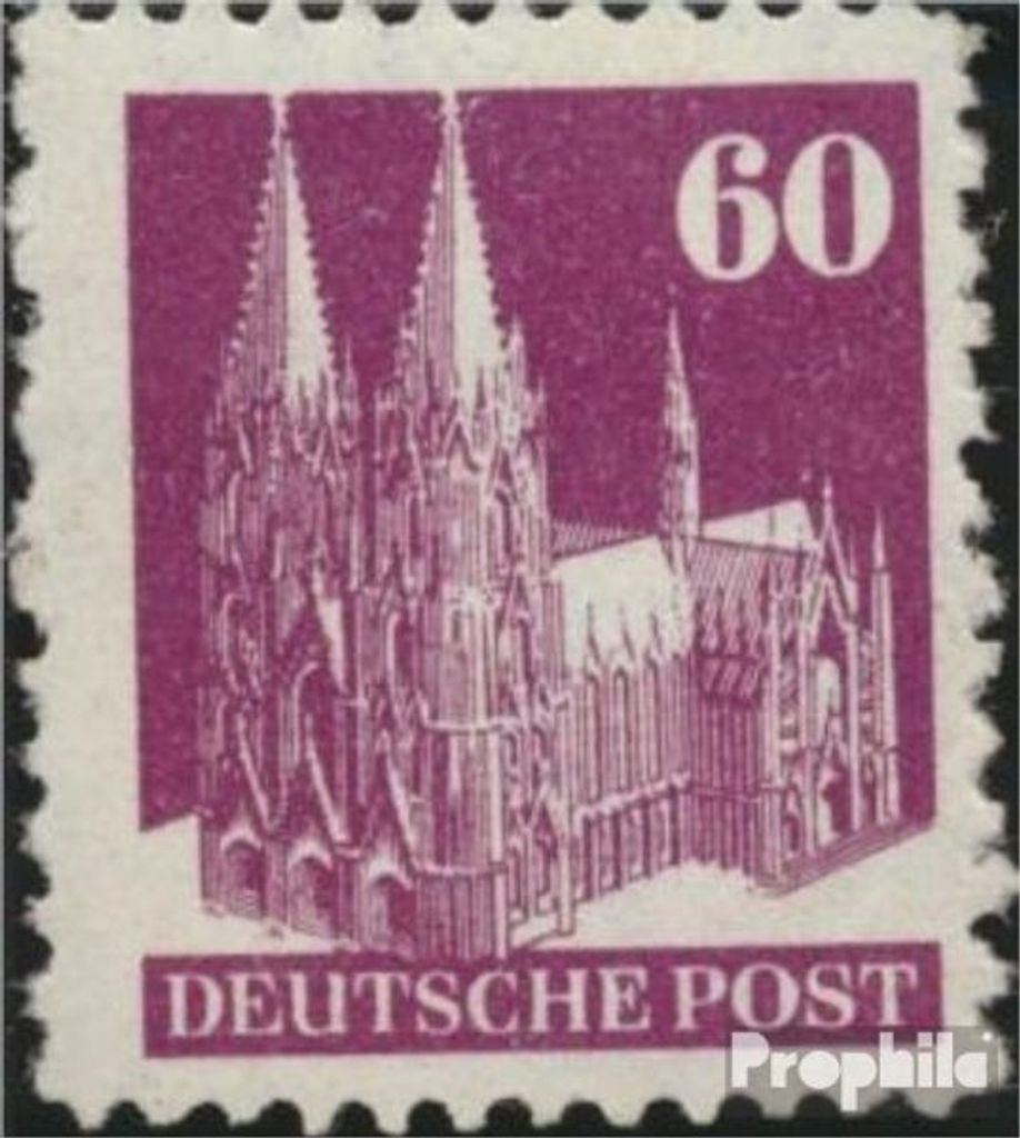 Briefmarken Bizone (Alliierte Besetzung) 1948 Mi 93W IIa E Produktbild 