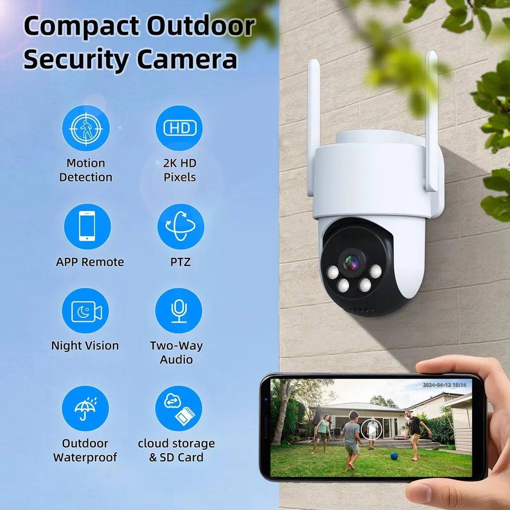 Offerta Telecamera PTZ Esterna 2MP - Sicurezza Wireless INF Smart - 3