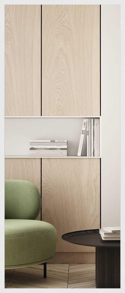 nielsen HOME Wandspiegel Oslo, Weiß, ca. 50x70 cm Produktbild 