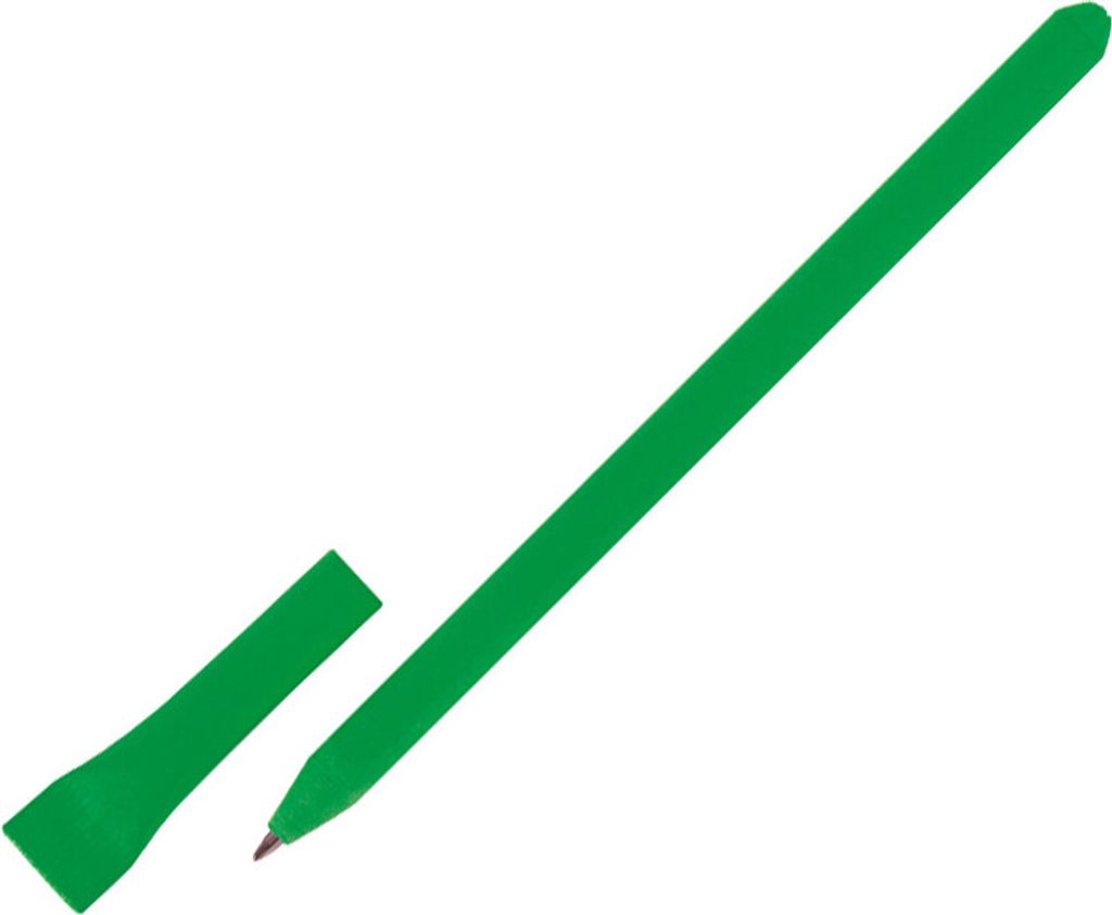 10x Kugelschreiber aus Papier / Farbe: grün