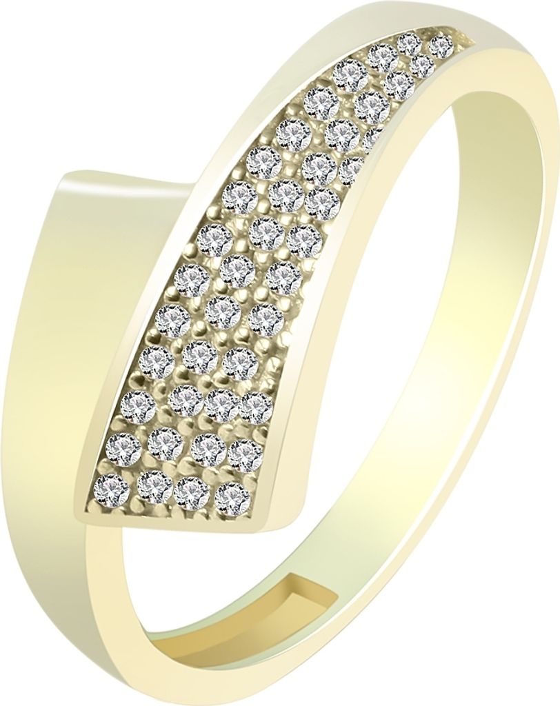 333/- Gold Ring "Clea" mit Zirkoniabesatz, Gelbgold, 8 Produktbild 