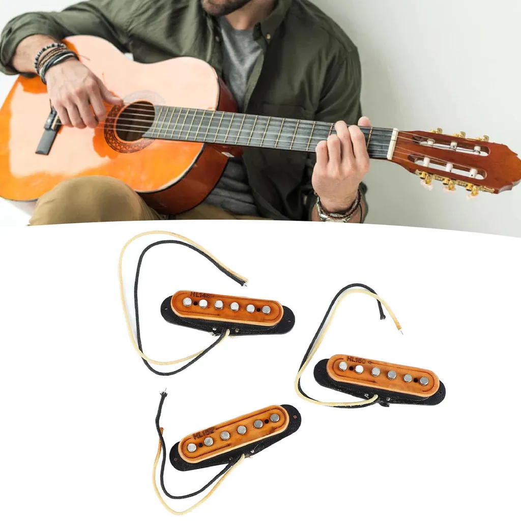 Kit Micros Guitare en Érable pour Customisation Instrument 6 Cordes - 11