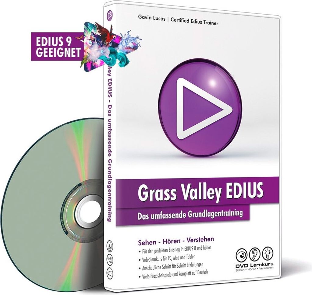 DVD Lernkurs EDIUS - Das umfassende Grundlagentraining