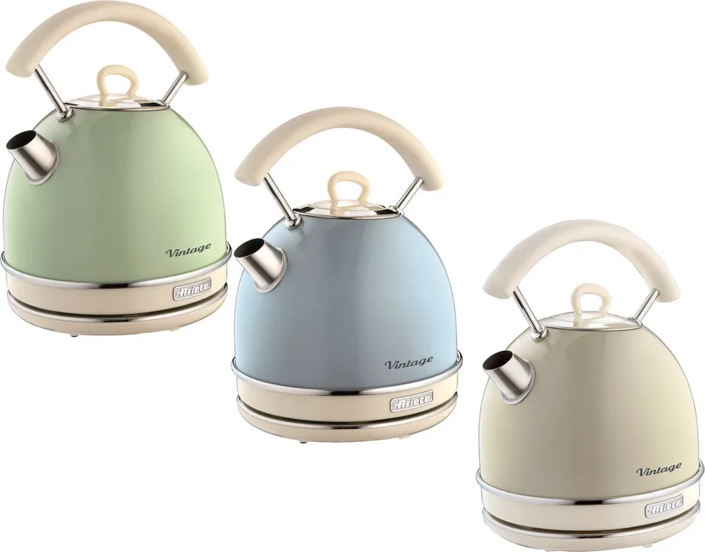 Bouilloire Rapide pour Thé et Tisane Ariete Vintage 1.7L Beige Bleu
