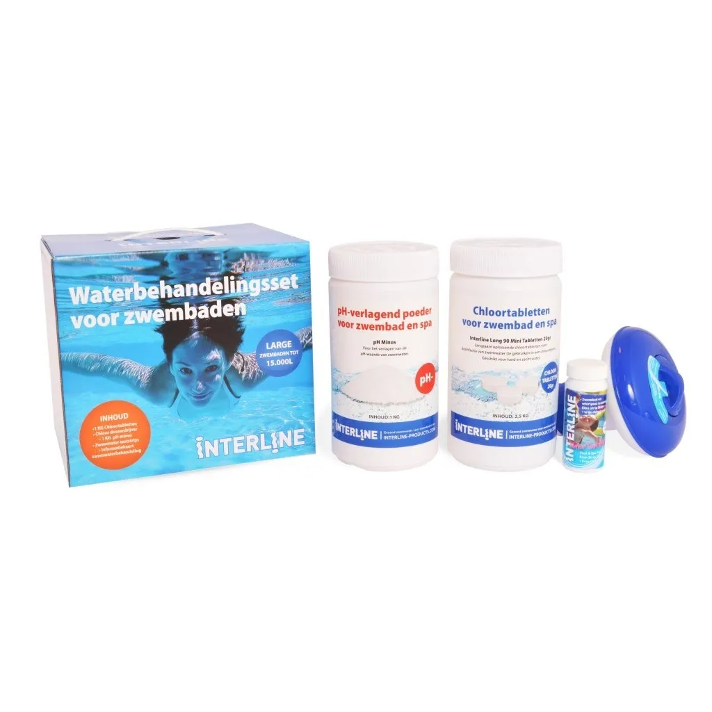 Interline Starter Kit Cloro Large Organico: Piscina Pulita e Sicura