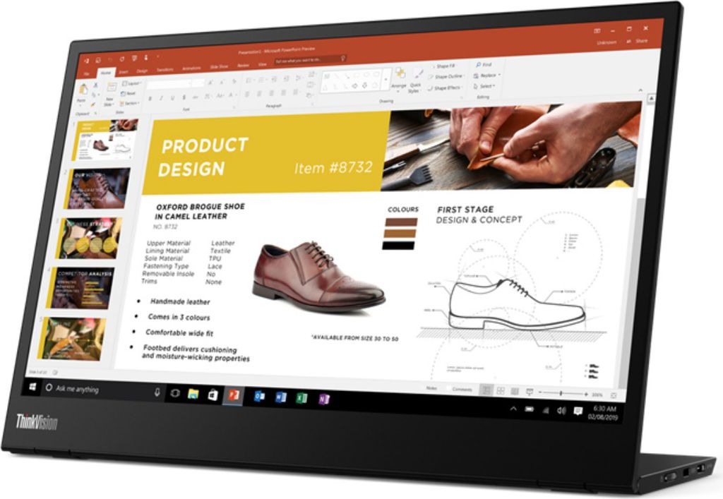 61DDUAT6EU  Lenovo ThinkVision M14 LED display Produktbild 