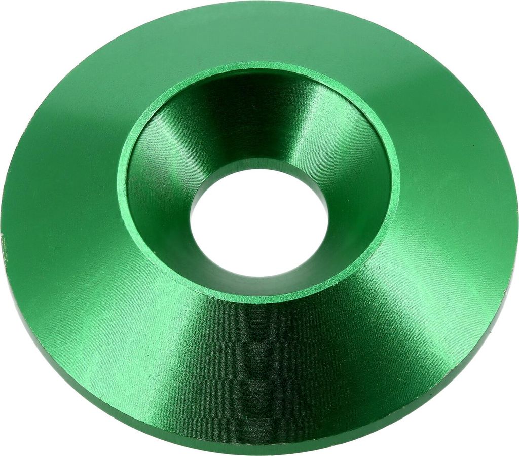 Senkscheibe M8 8,5x32x5,9mm Aluminium, Grün eloxiert