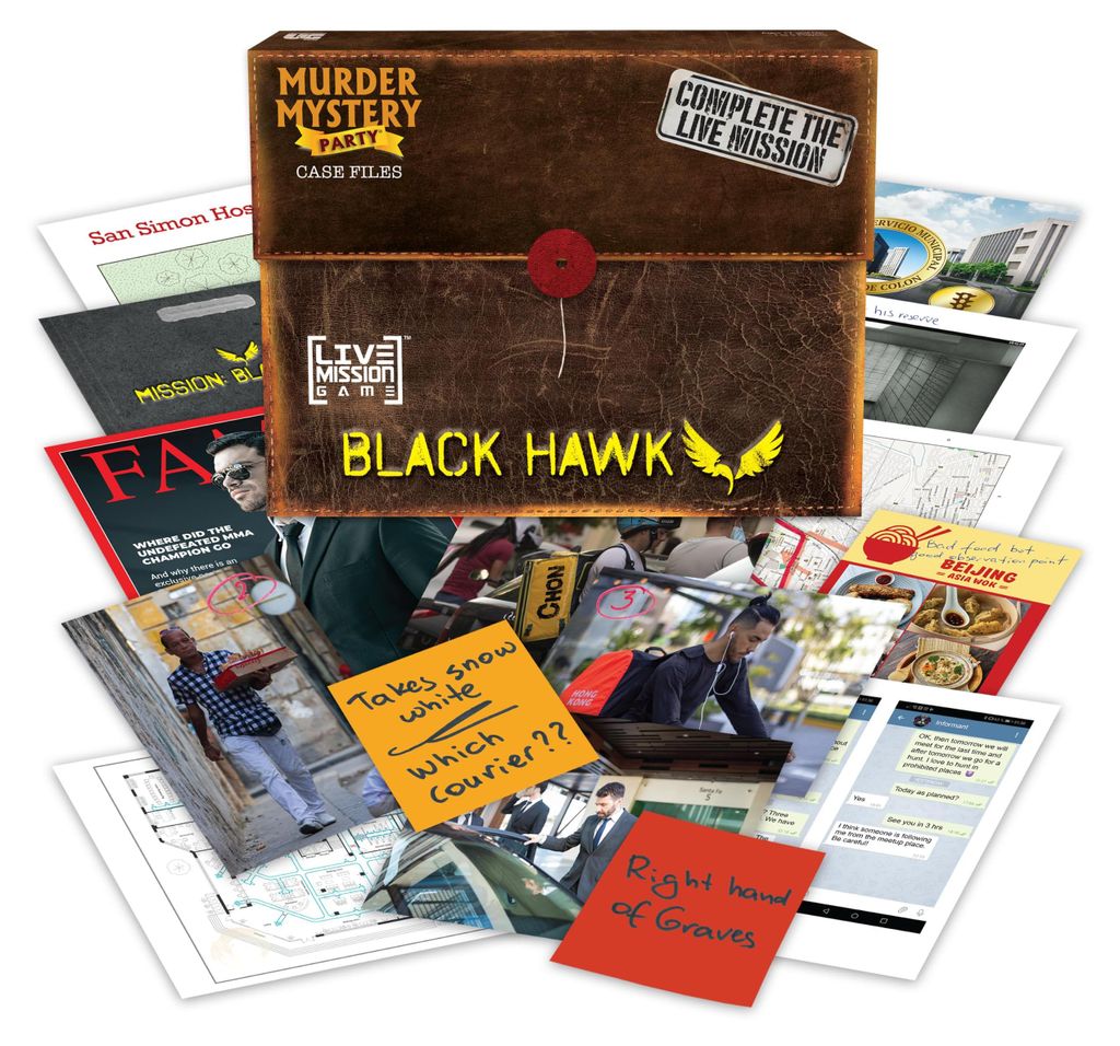 Murder Mystery Party, Mission Blackhawk Live Mission Case Immagine del prodotto 