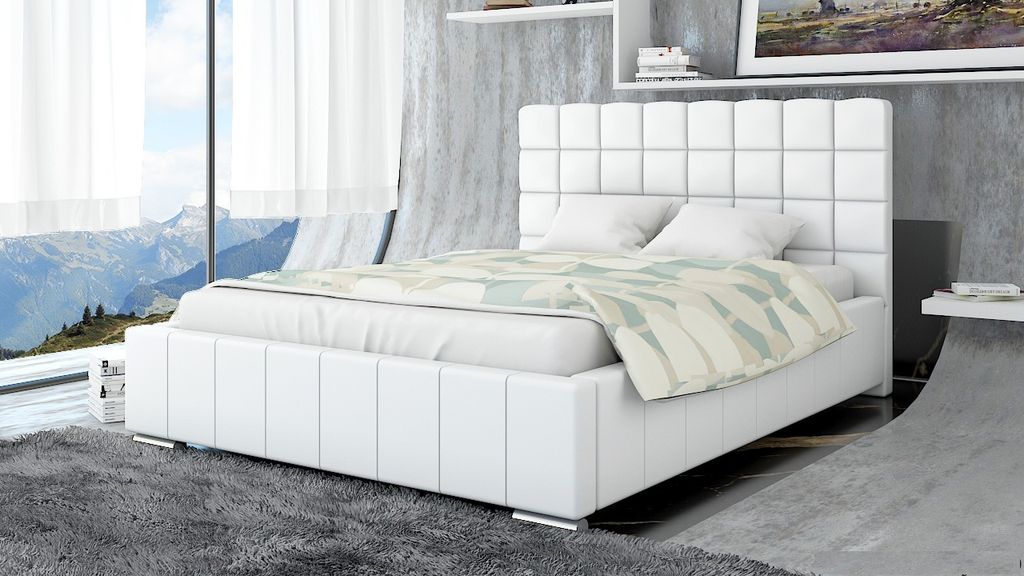 Polsterbett Bett Doppelbett MATTEO XS 140x200cm inkl.Lattenrost