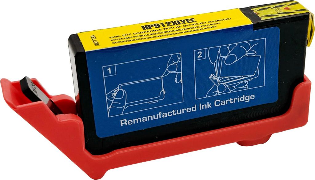 Kompatible Druckerpatrone für HP OfficeJet 8010 8020 als Ersatz für 912XL Gelb - 825 Seiten - H-912XL-YEE