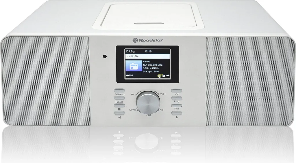 Idea Regalo: Micro Sistema Roadstar IR-540D+BTWH WiFi Bianco DAB+