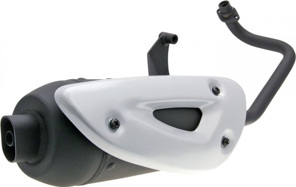 Auspuff Tecno Straight mit E-Prüfzeichen für Piaggio 4T
