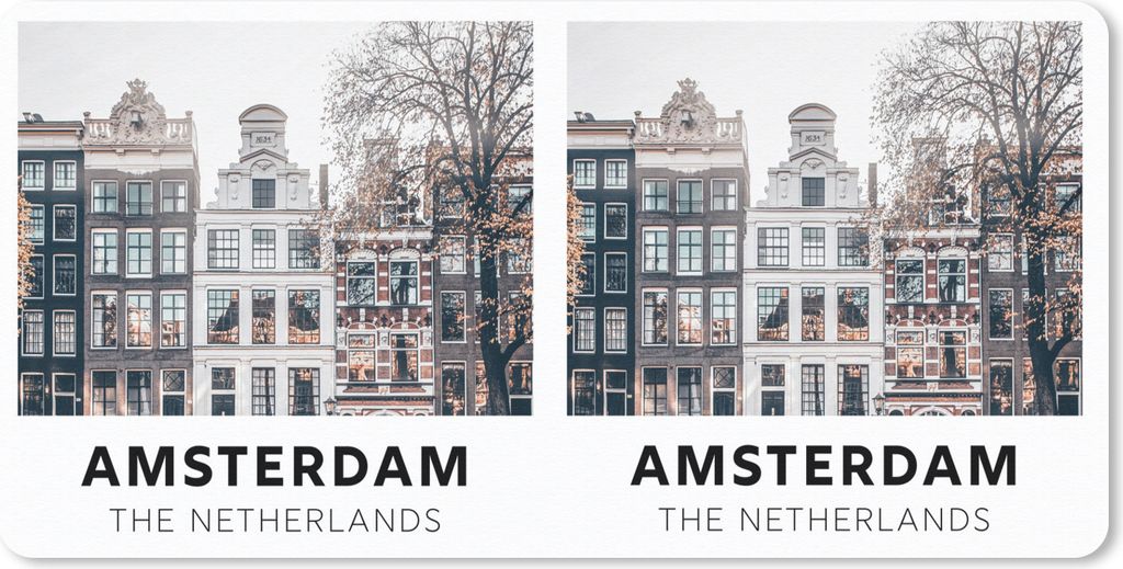 MuchoWow Mauspad Mousepad Amsterdam - Niederlande - Huizen 60x30 cm - Mousepads - Maus Mat - Pad - Mausunterlage - Nachhaltig