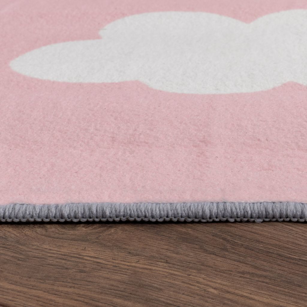 Teppich Kinderzimmer Kinderteppich Kurzflor Rutschfest Produktbild 3