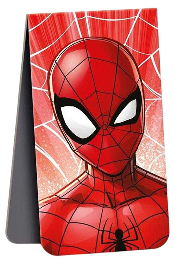 Spider-Man - Magnetisches Lesezeichen, Maske PM13511 (Einheitsgröße) (Rot)