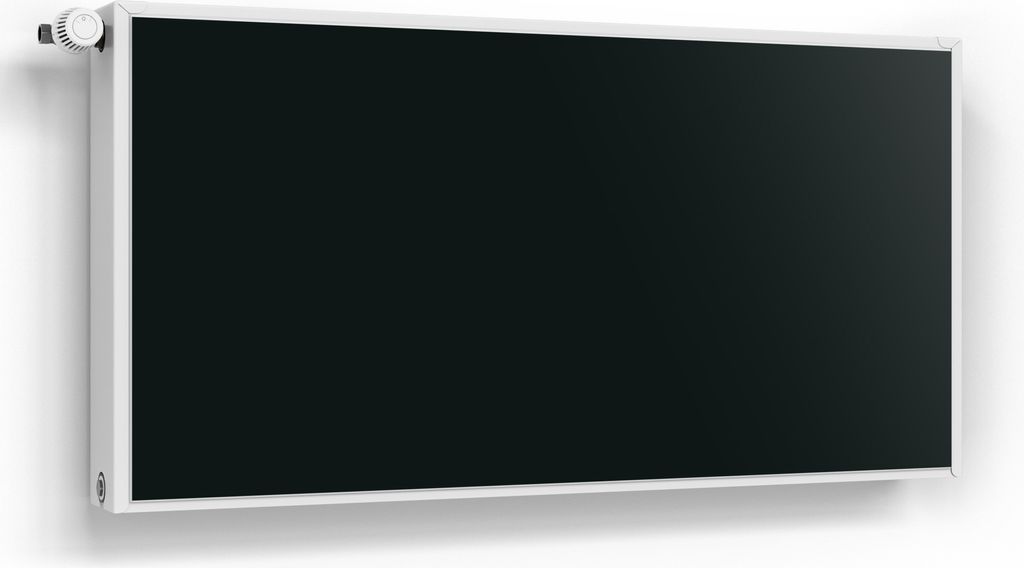 DEQORI Magnetmatte Heizung beschreibbar 120x60 cm 'Schwarz' Magnetfolie