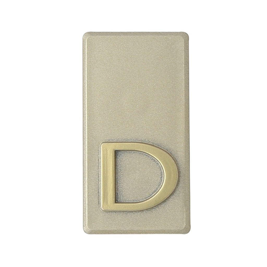 DOMINO Buchstabe Briefkasten Selbstklebend – D | 3D Türbuchstabe Aufkleber | Hausbuchstabe Klebend | Klebebuchstaben Wetterfest | Buchstaben zum...