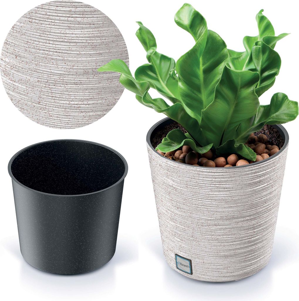 Nohel Garden Obal na květník FURU ROUND ECO WOOD 2v1 Obrázek produktu 