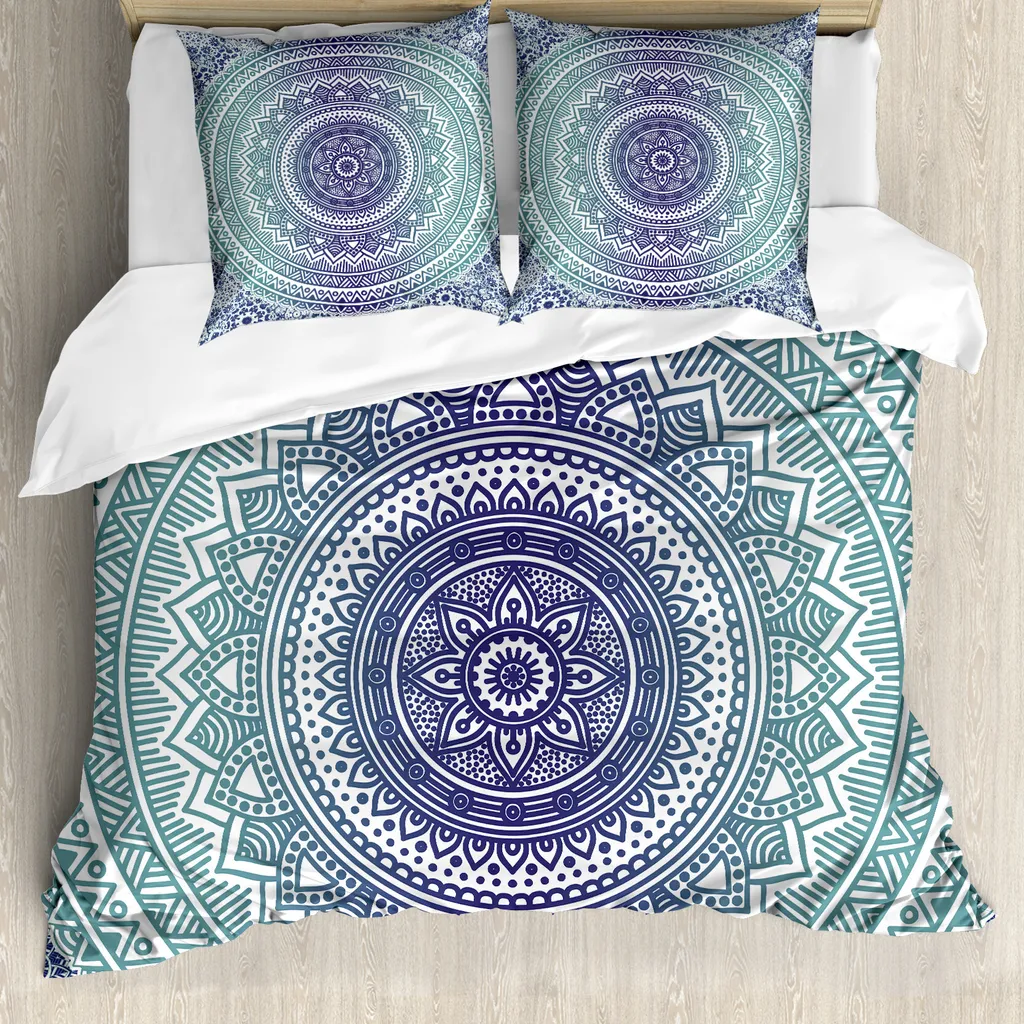 Set Letto ABAKUHAUS 200x200 Boho Chic Navy - Arredo Moderno