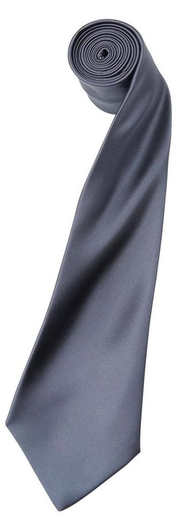 Premier - "Colours Collection" Krawatte LT2631 (Einheitsgröße) (Stahl)