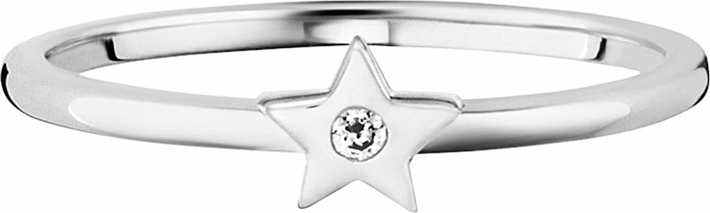cai Ring 925/- Sterling Silber weiß 054 (17,2) Zirkonia weiß 135270160