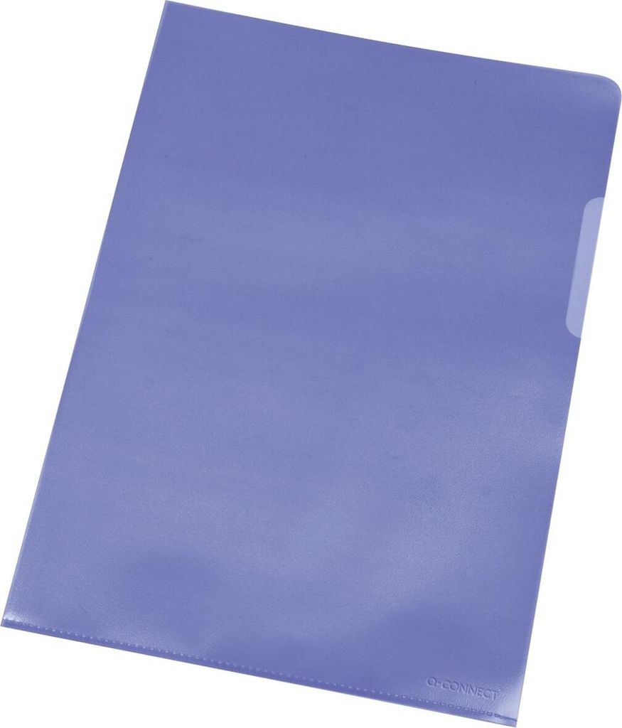 Q-CONNECT - Q-CONNECT L-map blauw 120 micron pak van 100 stuks