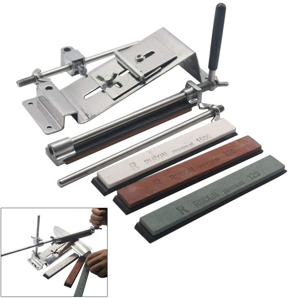 Küche Messerschleifer Messerschärfer Sharpener 360-Winkel mit 4 Schleifsteine 
