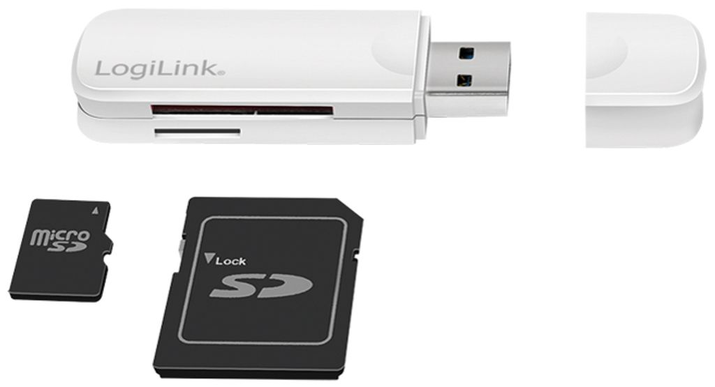 Logilink Card Reader USB 3.0 SD/SD-HC/Micro SD-HC