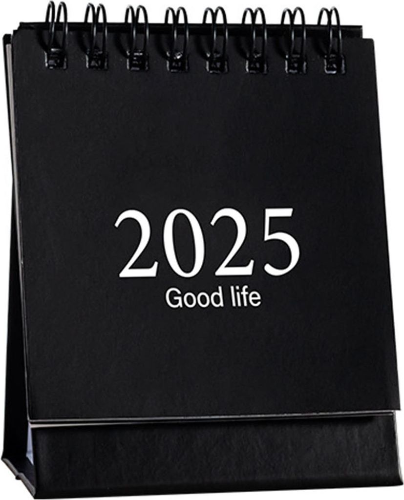 Tischkalender 2025, Jahresplaner, Spiralkalender, Buch, Jahresplaner, Organizer, Home-Office-Zubehör für Lehrer, Studenten, Büroangestellte, Sch...