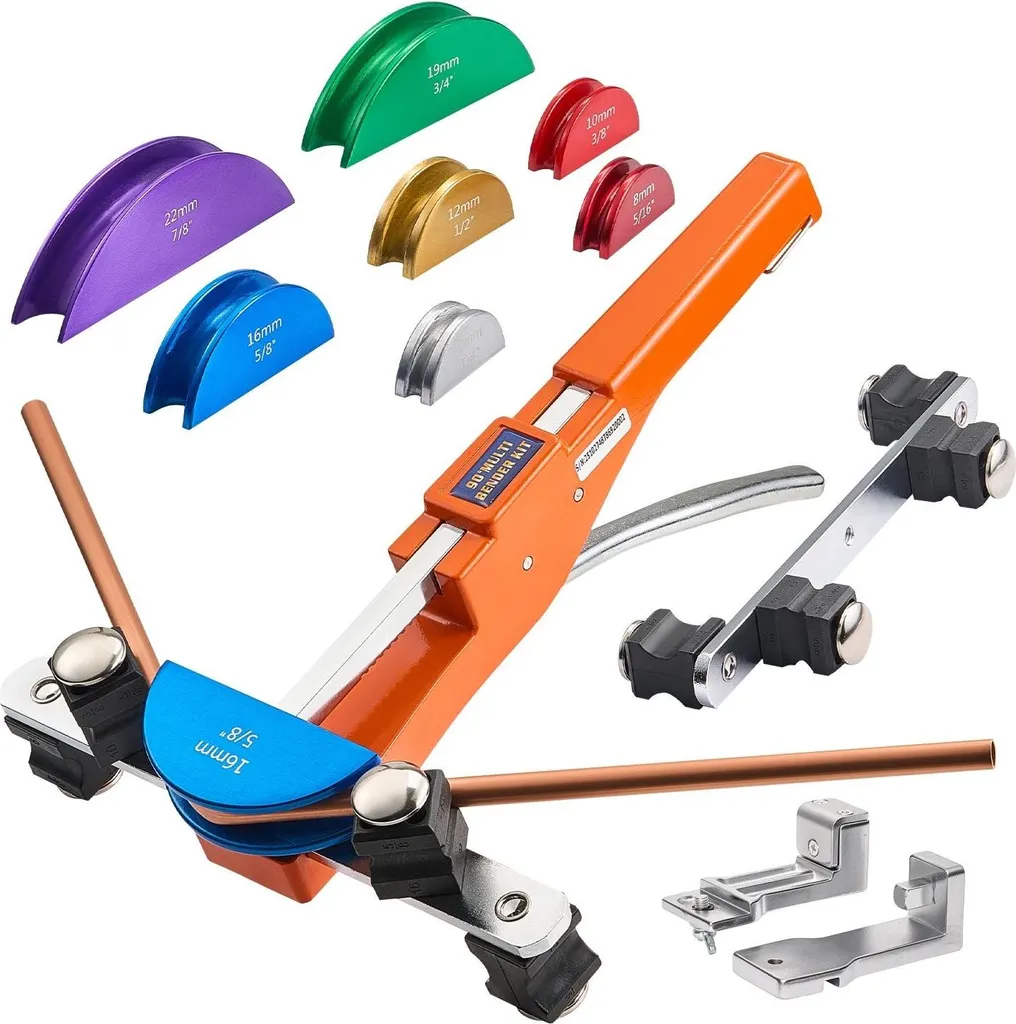 Piegatubi Professionale Rame e Clima - 6-22mm 90° Avanti/Indietro