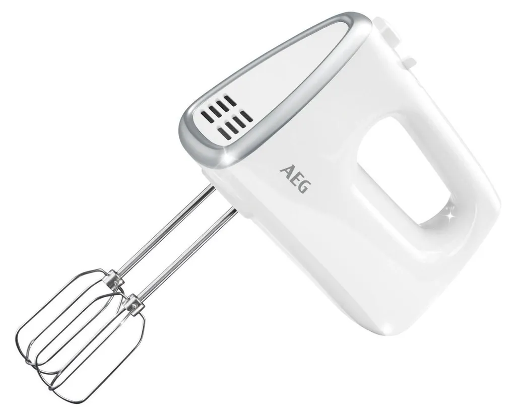 Mixeur AEG HM3330 blanc 5 vitesses - Batteur à main ergonomique et silencieux