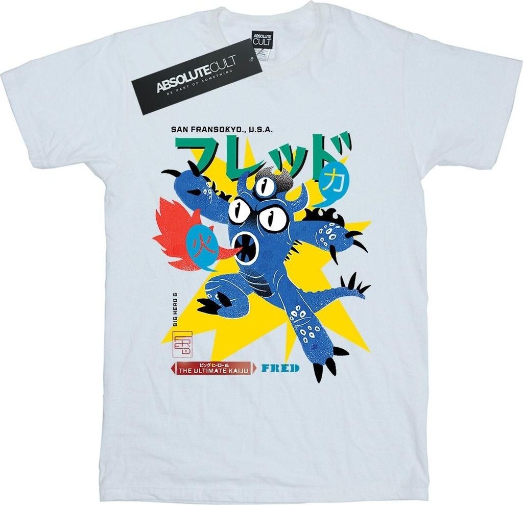 Disney - "Big Hero 6 Ultimate Kaiju" T-Shirt für Damen BI16955 (S) (Weiß)