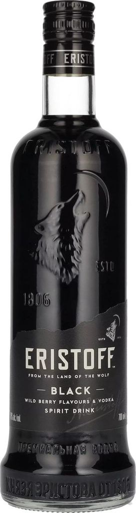 Eristoff Black Wild Berry Flavours & Vodka 18 % obj. 0,7 l Obrázek produktu 