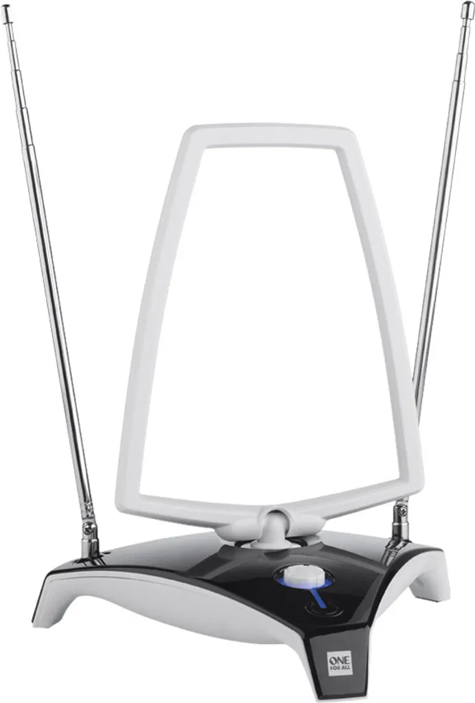 One For All SV9360 Antenne d'intérieur amplifiée 45 dB pliable Noir