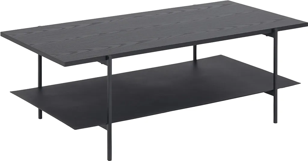 Table basse Kaz Noir idéale pour vos apéritifs et soirées en salon