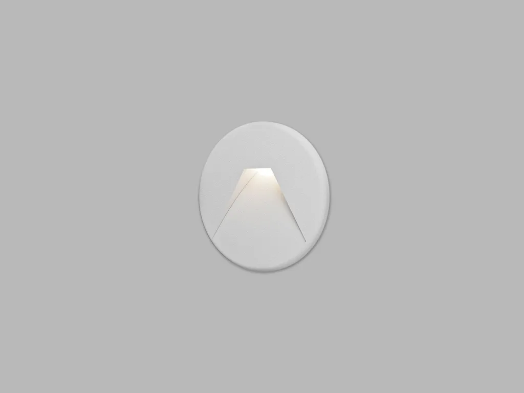 Spot LED circulaire WALK II IP44 blanc étanche pour salle de bain